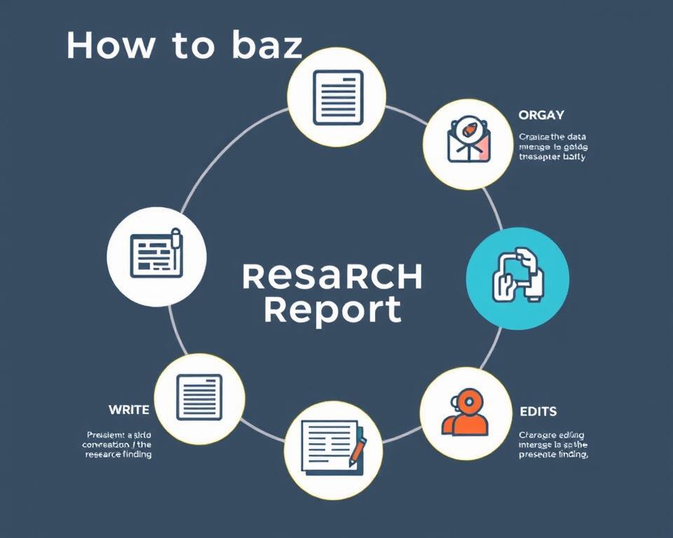 Etapas de elaboração de relatório de pesquisa