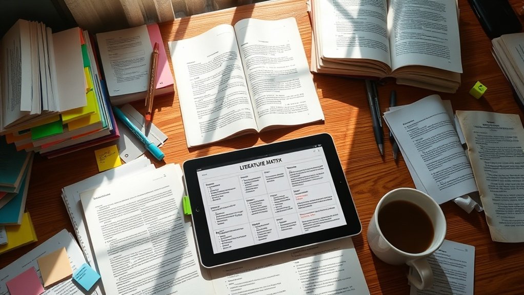 técnicas de organização de revisão de literatura