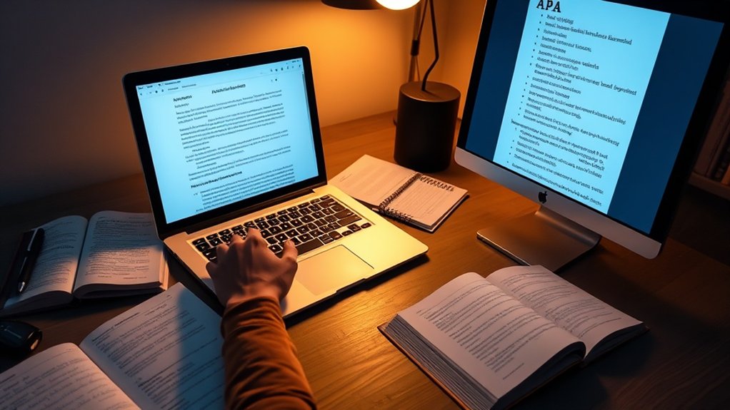 criação de bibliografia em APA alimentada por IA