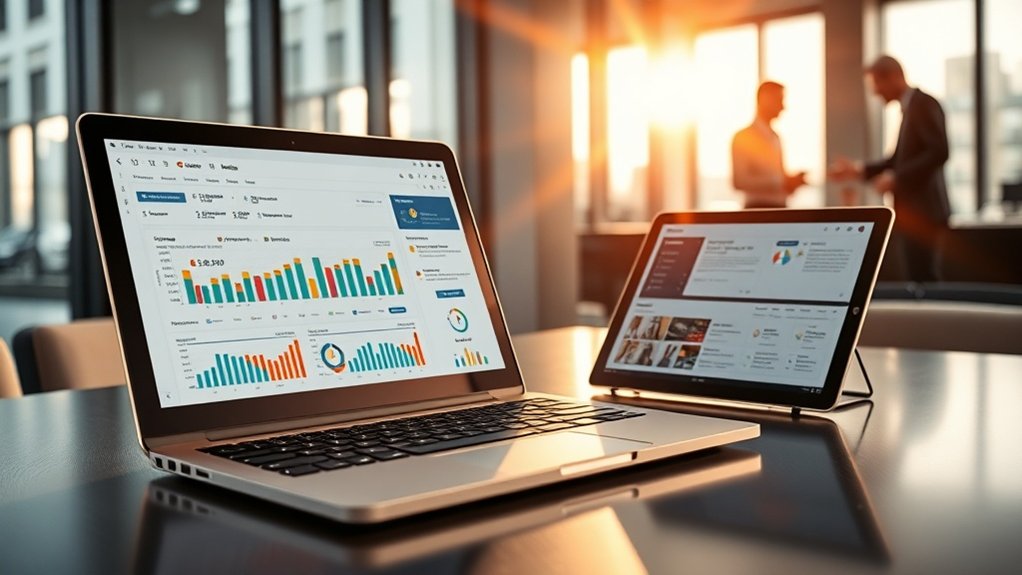 eficiência de relatórios automatizados de projetos