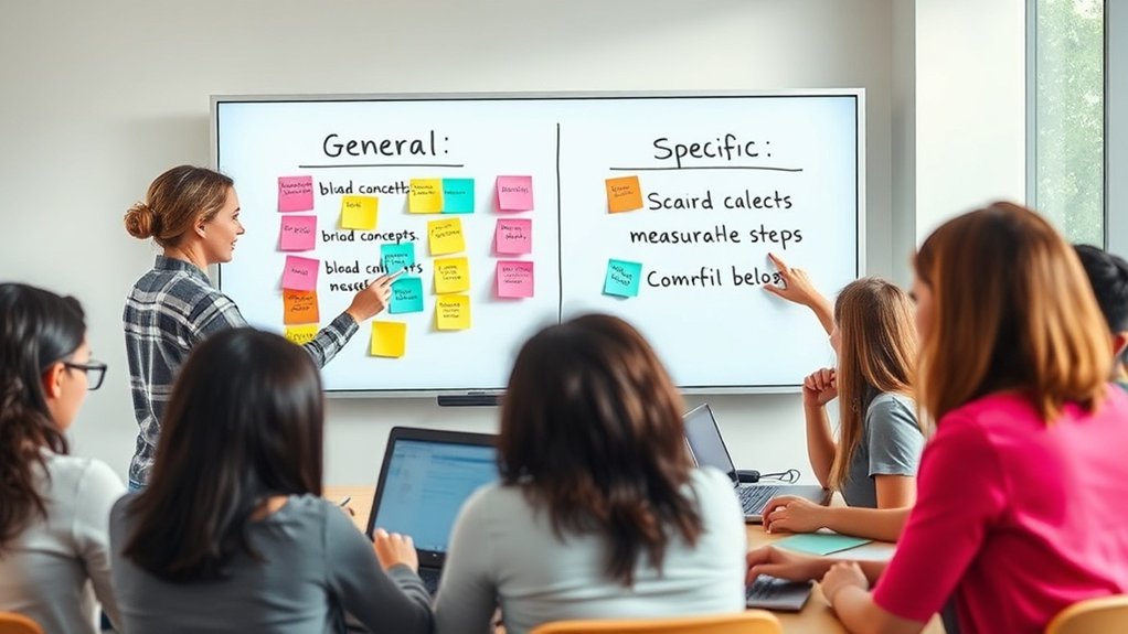 Objetivos claros aprimoram a aprendizagem