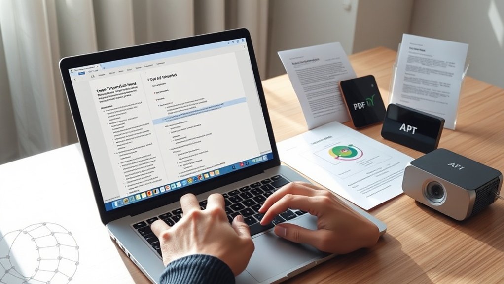 Formatos de documentos e finalidades
