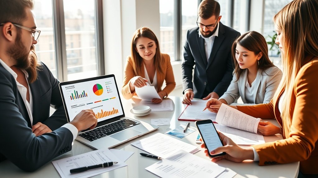 pesquisas de mercado e de funcionários