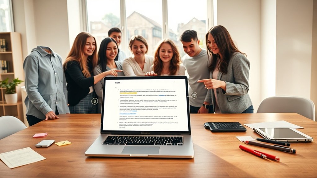 assistência personalizada de escrita em tempo real