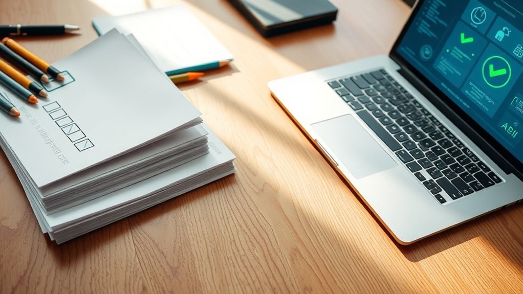 processo de validação da lista de verificação de submissão