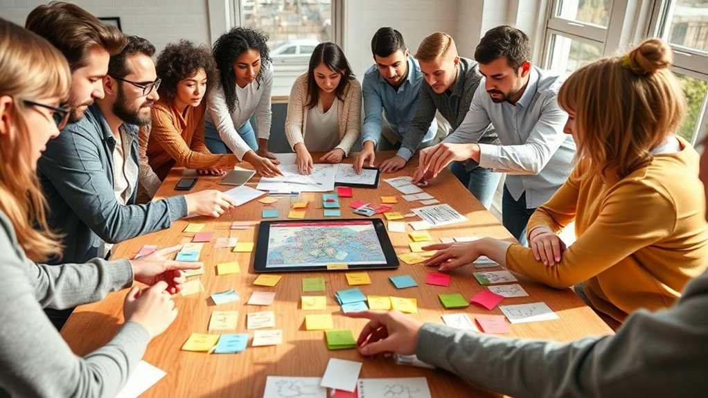 estrutura visual para organizar ideias