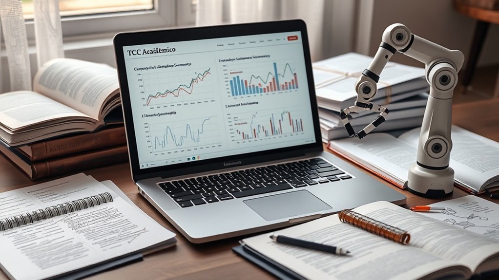 eficiência da revisão de literatura impulsionada por IA