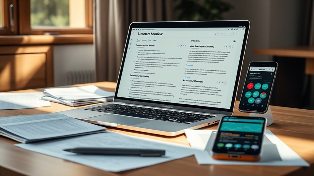 automatizar revisões de literatura de forma eficiente