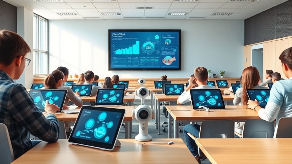 design de sistema educacional automatizado