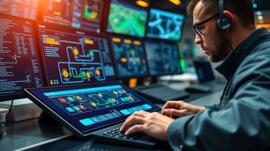 configuração automatizada de gerenciamento de tráfego