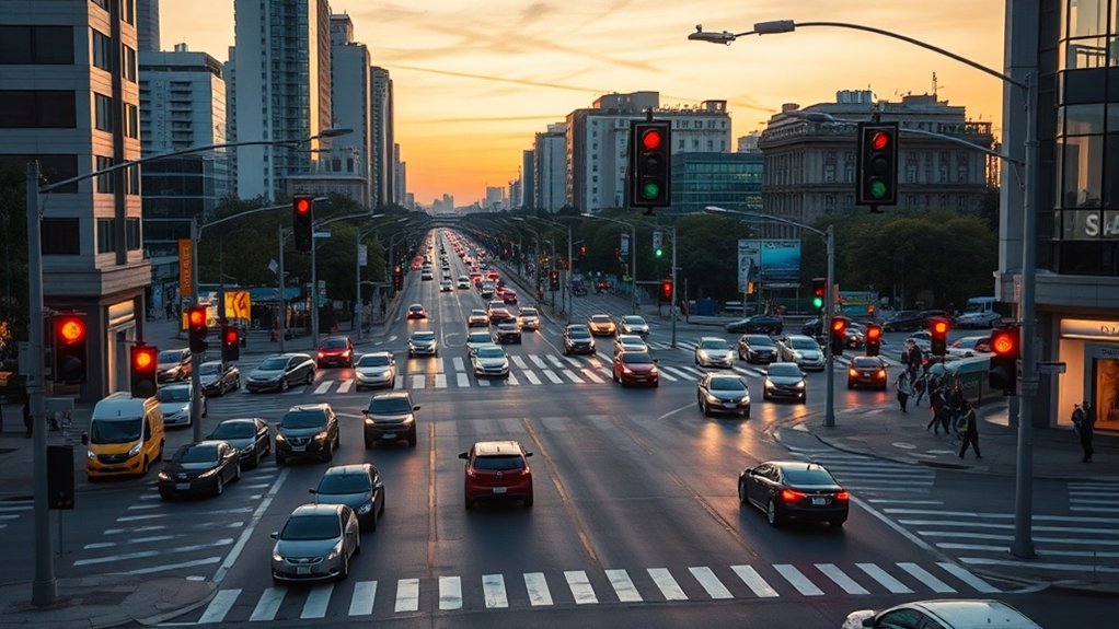 benefícios do semáforo automático