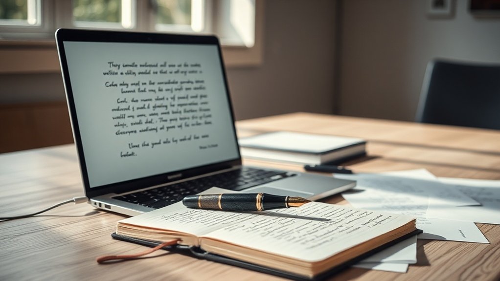 funcionalidade da plataforma de escrita automatizada