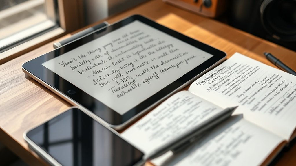 benefícios da tecnologia de escrita automática