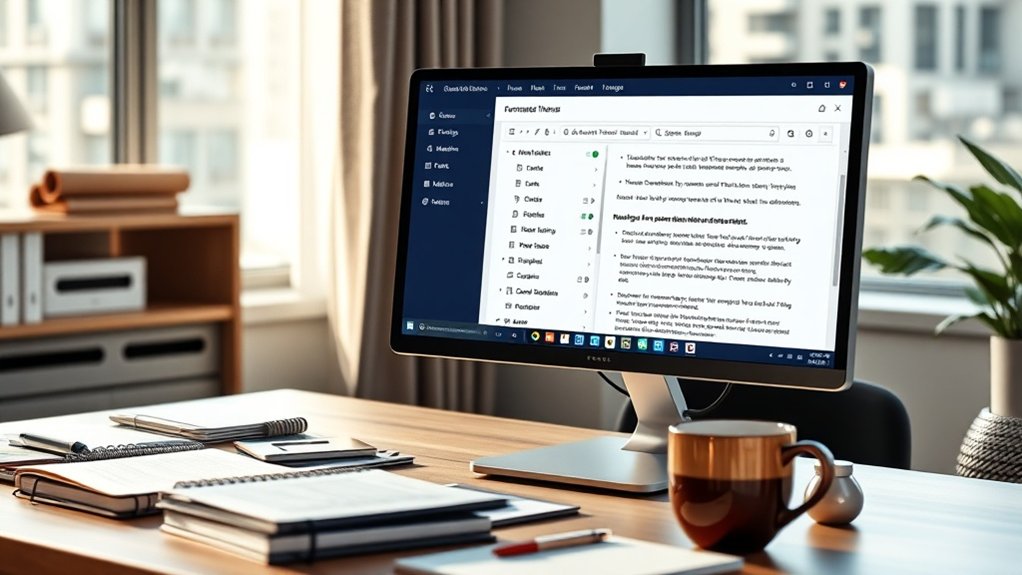opções de formatação personalizáveis disponíveis