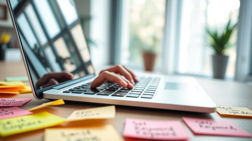 relevância e volume de palavras-chave