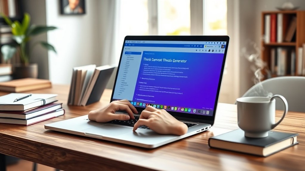 lista de verificação de recursos do gerador de tese