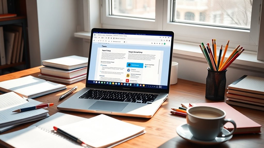 considerações sobre recursos da ferramenta de tese