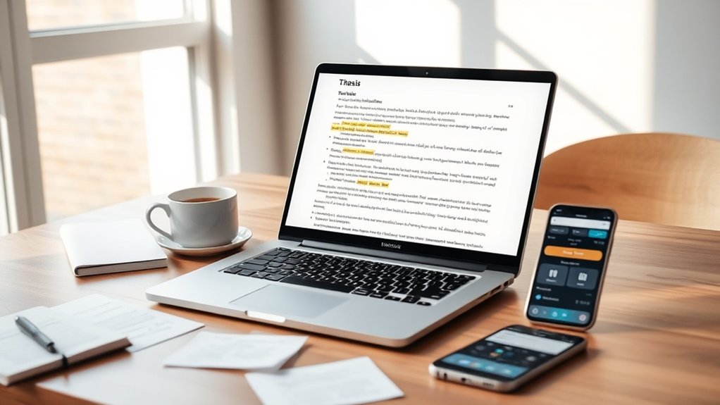 benefícios do software para redação de tese