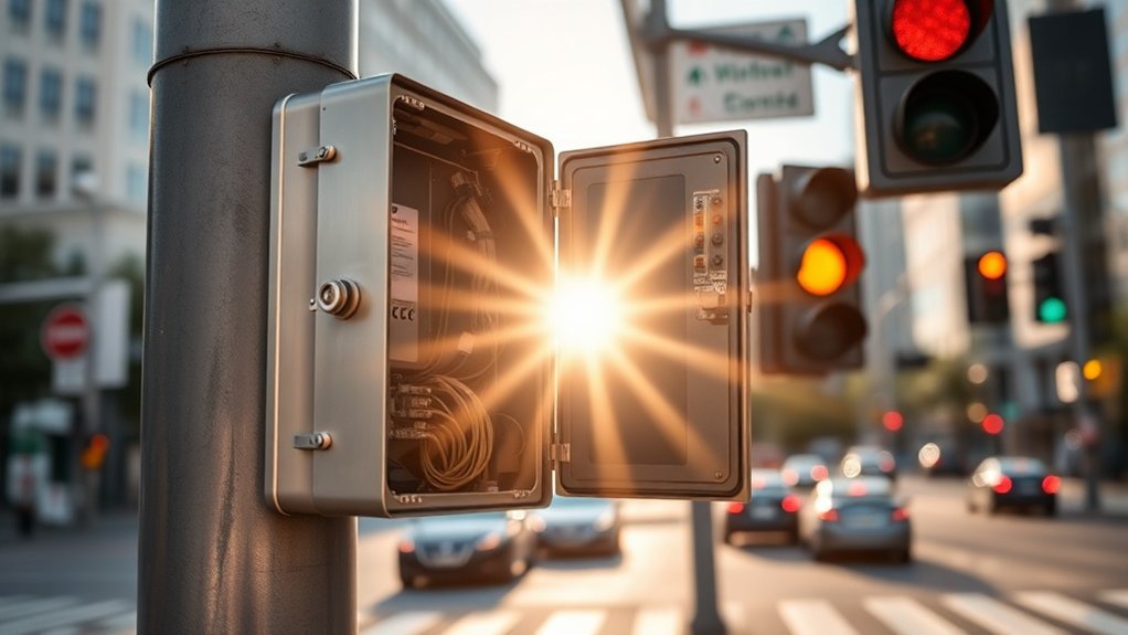 configuração de hardware de controle de tráfego