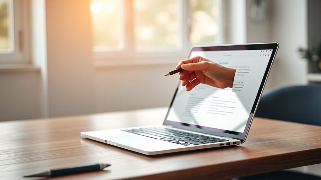 software de escrita personalizável e fácil de usar